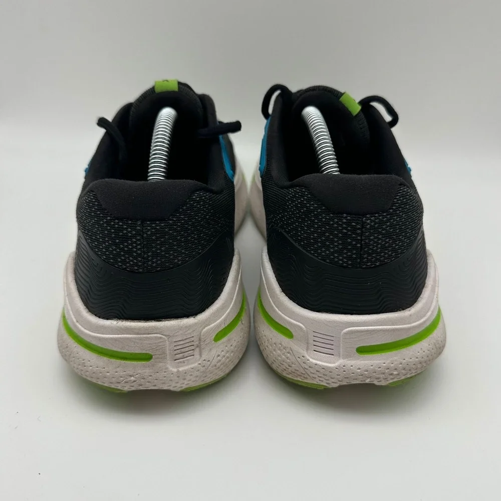 Brooks Ghost Max Mens Shoes Black Blue White Athletic Running Sneakers Size 10.5
